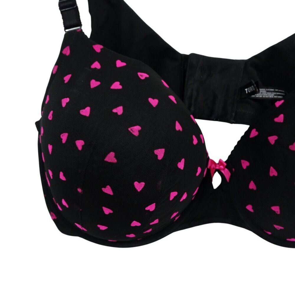 Torrid Underwire Lined Full Coverage Heart Bra Si… - image 2